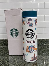 Starbucks “Been There Series” Stainless Tumbler Bottle 17oz 500ml Teal Blue picture