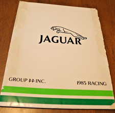1985 Press Kit Group 44 Jaguar Racing IMSA Tullius Haywood Robinson 8 x 10 pix picture