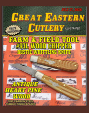 GEC, Farm & Field Tool, 930126L Wood Chipper knife. Antique Heart Pine picture
