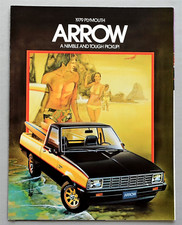 ORIGINAL 1979 PLYMOUTH ARROW PICKUP SALES BROCHURE ~ 6 PAGES ~ 8.5