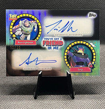 Topps 30 Years of Toy Story Buzz Lightyear Zurg YGF-AS Dual Auto 10/10 picture