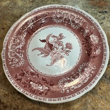 8 Spode Camilla Red Salad Plates picture