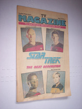 RARE Star Trek cover Sunday Times Union TV Magazine Sept 27 Oct 3 1987 Albany NY picture