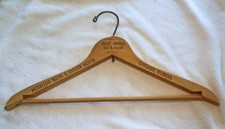 Advertising Vintage Wood Hanger Morrison Hotel & Oyster House Chicago Illinois picture