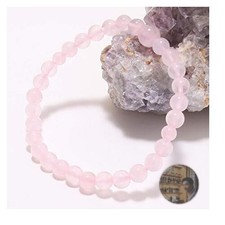 Nenjudo Japanese Rose Quartz Prayer Beads Bracelet 6mm Natural Stone New picture