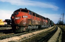 RR Photo-GM&O GULF MOBILE & OHIO 805A F3A Action picture