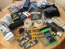 Huge Misc. junk drawer mixed  lot phone case ipad waterproof patriot memory NEW picture