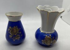 2 Cobalt Blue Western Germany Art Vases picture