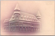 Vintage EVANSTON, Illinois Embossed / Air-Brushed Postcard 