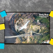 Concorde The Final Fly-Past Poster Nov 26 2003 Clifton Suspension Bridge picture