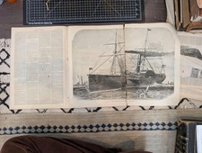 1857 SS Adriatic Harpers Weekly September 26 Central America Shipwreck picture