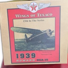 Ertl Wings of Texaco 1939 Howard DGA-15 diecast airplane NIB picture