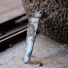 1 Pc Custome Made Steel Tiger 3-Hole Pocket Clip for Benchmade Emerson ZT picture