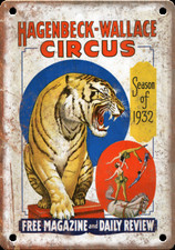 1932 Hagenbeck Wallace Circus Poster 12