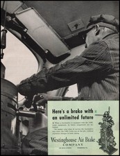 1953 Westinghouse Air Brake Wilmerding Pennsylvania Traine Equipment Print Ad picture