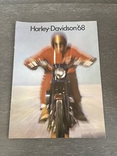 Original 1968 Harley Davidson Brochure Electra Glide Sportster XLCH Motorcycle picture