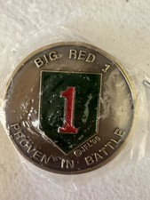 BIG RED ONE Army 1st Infantry Div Fort Riley Kansas BRAVE RESPONSIBLE ON POINT picture
