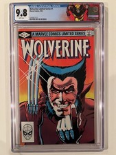 Wolverine Limited Series #1 CGC 9.8 Near Mint/Mint (WP) New Slab & Custom Label picture