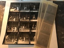 Vtg 120 B&W Negatives Circus Lions Lot of 12 picture
