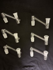 6 Glass Drop Down Adapter 18mm Male to 14mm Female for Bongs, Water Pipes Hookah picture