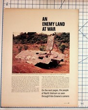 1967 LOOK Magazine Pages Vietnam War North Vietnam Felix Greene Photos picture