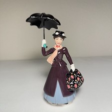 Rare Disney Mary Poppins Porcelain Figurine Brocade Print Bag picture