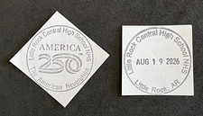 LITTLE ROCK HIGH SCHOOL NHS America 250 NPS CANCELLATION/PASSPORT STAMP LOT picture