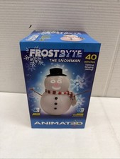 FrostByte Talking Animated Snowman with Built in Projector & Speaker, Moving picture