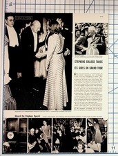 1939 Stephens College Girls Grand Tour Washington DC Annapolis Magazine Page picture