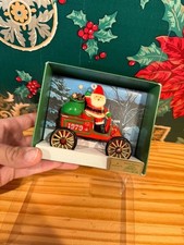 Vintage 1979 Hallmark Santa's Motorcar Dated Ornament QX155-9 Original Box picture
