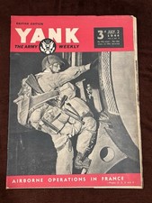 Yank Magazine, the Army Weekly British Edition July 2, 1944 D-Day Normandy picture