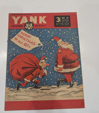 1944 YANK Army Weekly Continental Edition WWII Christmas Hazel Brooks Pin-Up picture