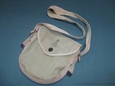 WWII VINTAGE THOMPSON SMG DRUM POUCH WITH SHOULDER STRAP picture