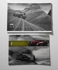 2013 JEEP Sales BROCHURE Catalog w/ NICE 4-page WRANGLER 11x32 Vertical Poster picture