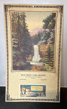 ANTIQUE 1927 Grocery Store Calendar Complete /Excellent Condition picture