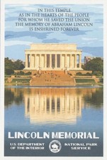 Lincoln Memorial Washington DC Postcard Robert B Decker picture