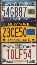 2010-2022 Lot of 3 NEW YORK State Motorcycle/ATV License Plates picture