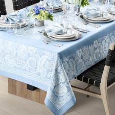 Vintage Floral Jacquard Tablecloth|40467 picture