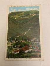 c.1920 Looking Up Virginia Canon From Idaho Springs Colorado Postcard picture