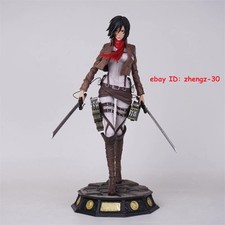 H30CM Attack on Titan Mikasa Statue Anime Model Figure Collectibles Xmas Gift picture