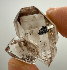 26.57 g Smoky Herkimer Diamond Gem, A+ Grade Clarity, Minor Hydrocarbon picture