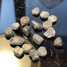 BEAUTIFUL LOT OF 17 MOZAMBIQUE SAPPHIRE CRYSTALS  picture