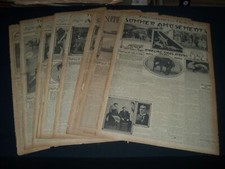 1912 CINCINNATI COMMERCIAL TRIBUNE DRAMA SECTIONS LOT OF 8 ISSUES - NTL 96 picture