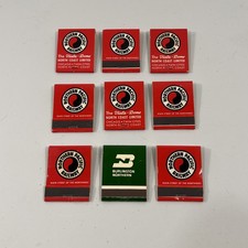 Lot of Vintage BN Burlington Northern Railroad & Northern Pacific Matchbooks picture