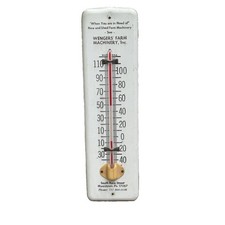 Vintage Wengers Farm Machinery Myerstown PA Advertising Thermometer Nonworking picture