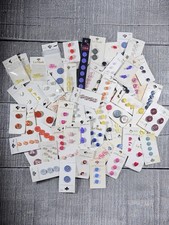 Huge Lot Vintage Sewing Button Cards La Mode Streamline New Old Stock Crafting picture