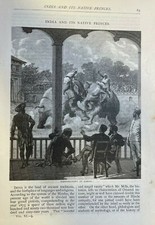 1875 India and Its Native Princes illustrated picture