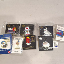 Olympic Collectible Pins Lot - Atlanta 1996, Lake Placid 1980, Nagano 1998 picture