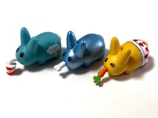 Kidrobot Happy Labbit Kozik 3 Piece Mini Figures Designer Toy Set Rare picture