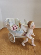 Norleans China Cherub Candy Dish Planter Vase picture